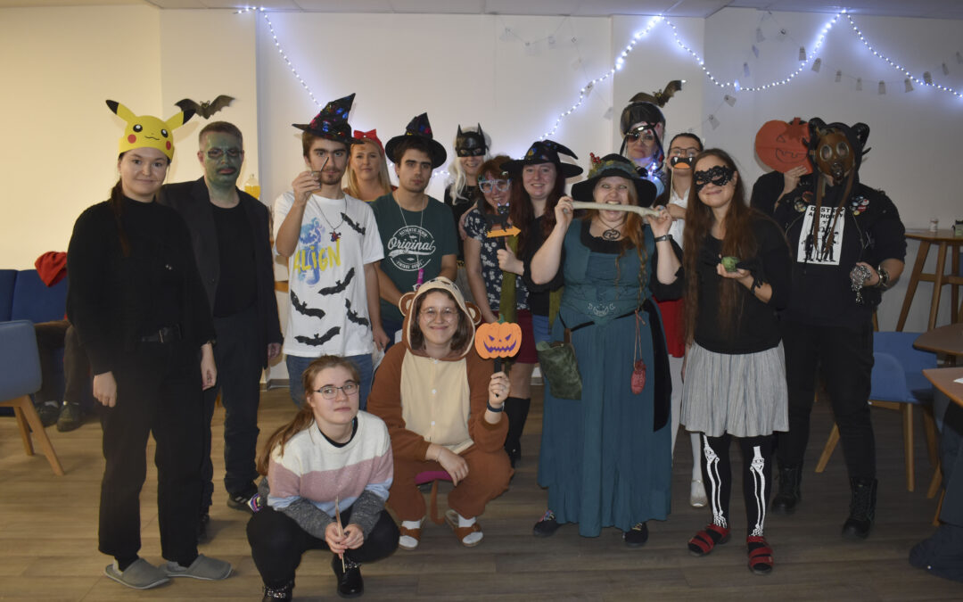 (po)Halloweenská párty klientů Sociální rehabilitace