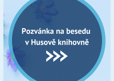Pozvánka na besedu v Husově knihovně