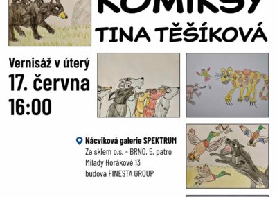 Vernisáž výstavy KOMIKSY